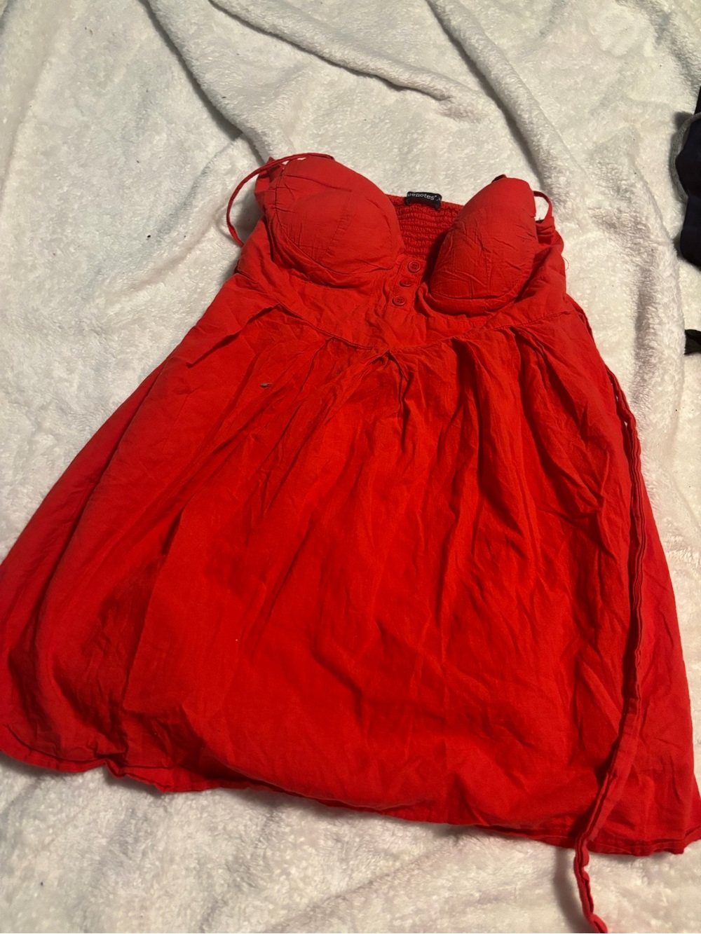 Bluenotes Red Mini Dress